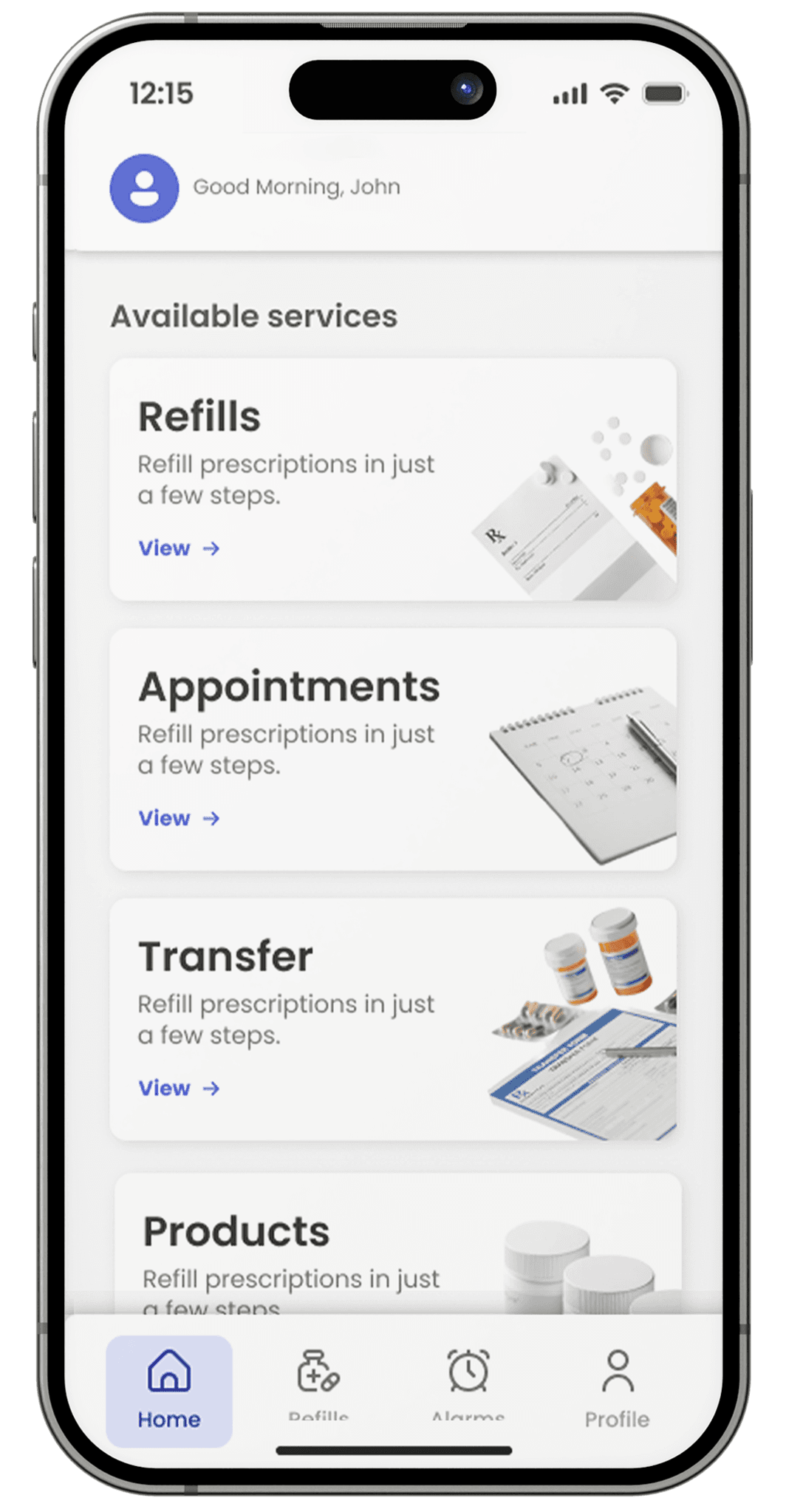 Quick Rx app screen